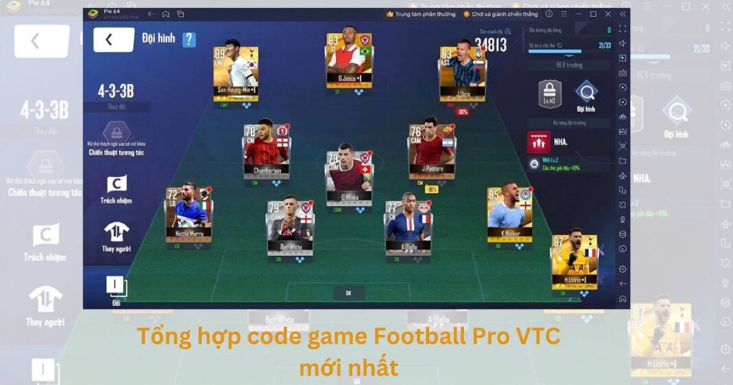 Tổng hợp mã code game Football Pro VTC mới nhất tháng 10/2024 và cách nhập mã chi tiết