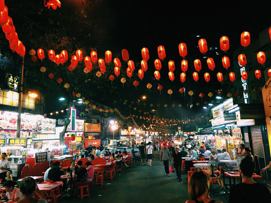 Khu ăn uống Jalan Alor ở Kuala Lumpur